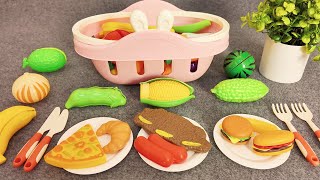 6 Minutes Satisfying with Unboxing Cut Fruit Basket ASMR | Review Toy