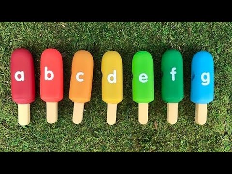 Rainbow POPSICLE ALPHABET Learning Resources Alpha Pops Toys