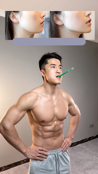 Simple Pen Trick for a Sharper Jawline & Slimmer Face! #shorts #short