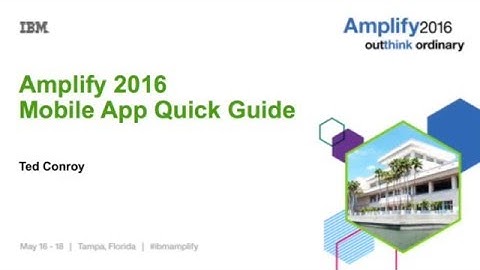 Logging into IBM Events for Amplify