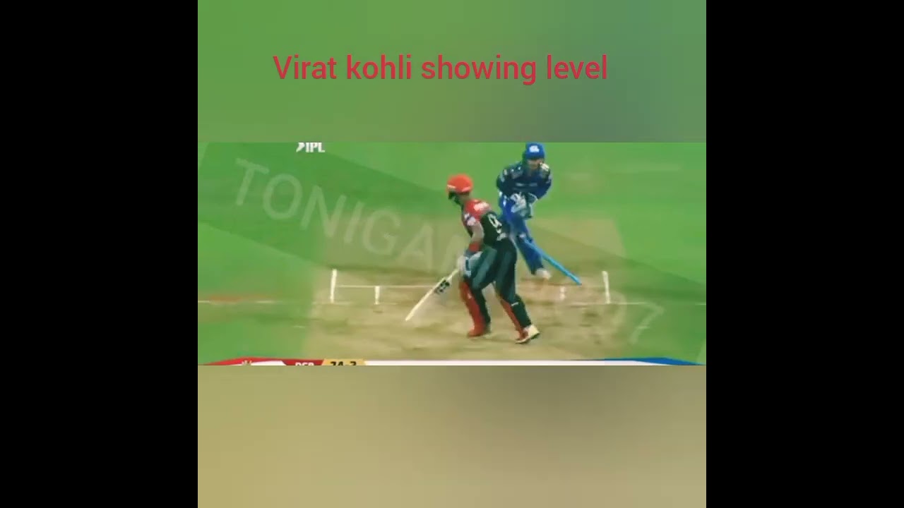 Virat kohli showing level vs mi paltan