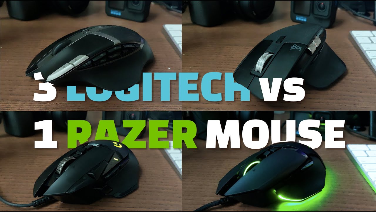 Logitech G602 G502 Hero MX Master 3s vs Razer Basilisk V3 Click