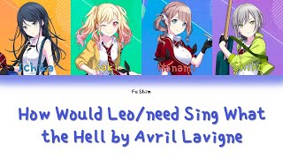 Download Lagu How Would Leo Need Sing What the Hell by Avril Lavigne Color Coded Lyrics MP3