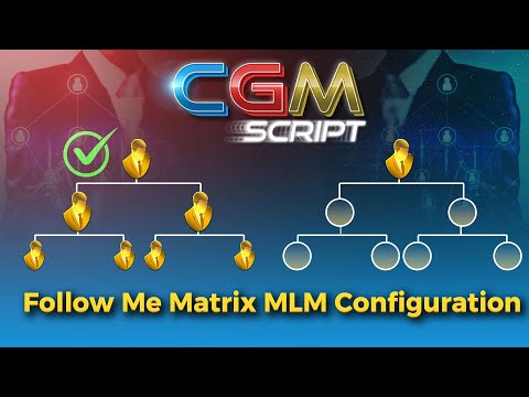 Follow Me Matrix MLM Plan Configuration