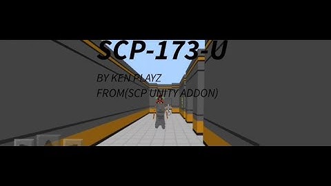SCP-173-U In MINECRAFT PE(BE) (I Added A Command Blink System)