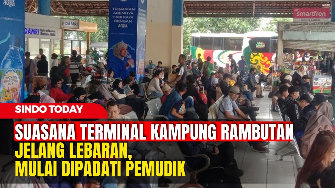 Suasana Terminal Kampung Rambutan Jakarta Jelang Lebaran | Sindo Today | 10/03 | Part 04