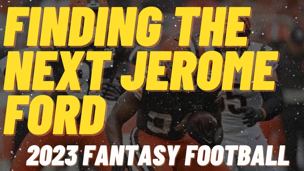IS THIS PLAYER THE NEXT JEROME FORD?? WHOS THE NEXT MAN UP?? 2023
