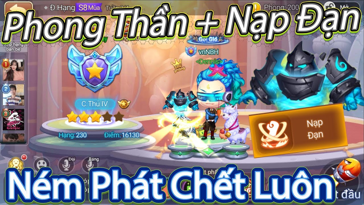 ddtank  New Update  DDTank Mobie:Combo Nạp Đạn Kết Hợp Phong Thần|1 Phát 1 Mạng