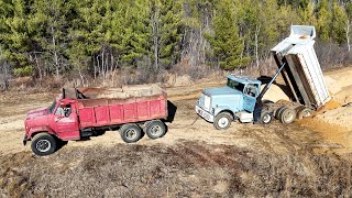 Will the GMC Dump Truck Pull Out Stuck International Dump Truck?