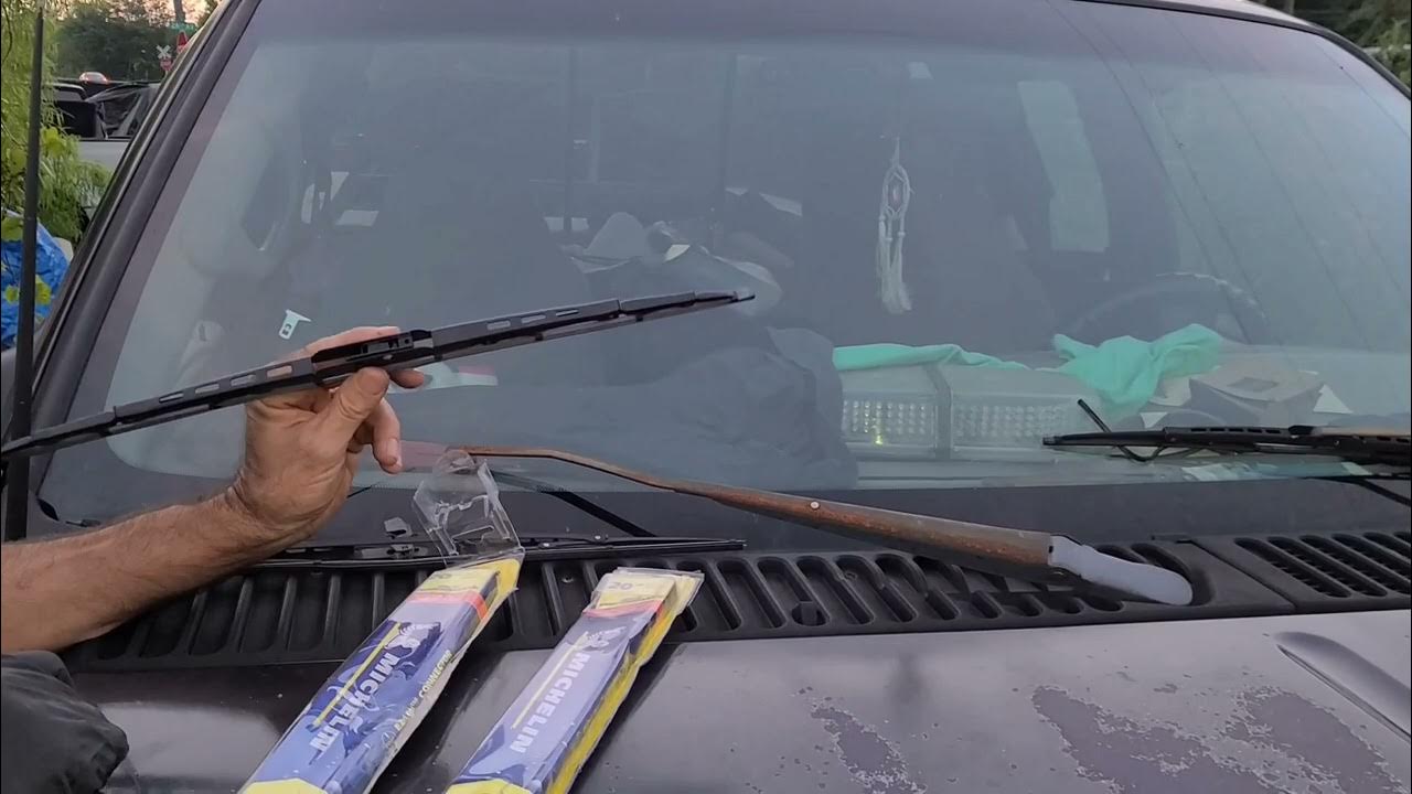 Ford F250 wiper replacement simple and easy - YouTube