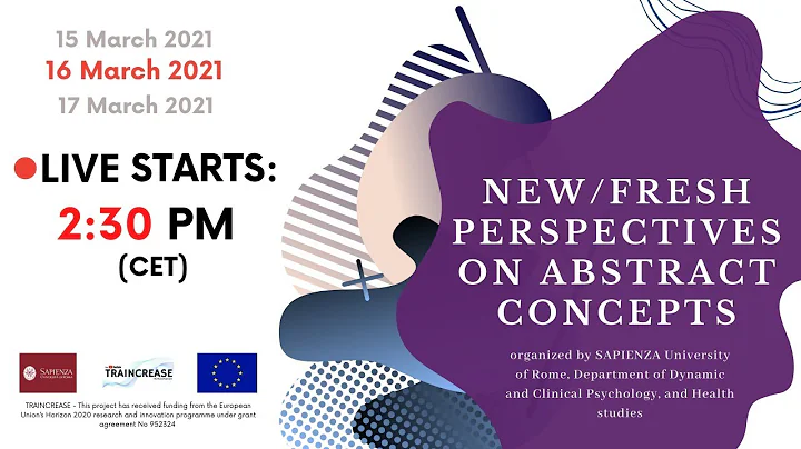 NEW/FRESH PERSPECTIVES ON ABSTRACT CONCEPTS – Virtual Symposium by BALLAB & TRAINCREASE (2/3)