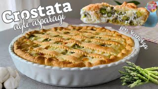 Savory Tart with Asparagus EASY spring RECIPE TASTY AND DELICIOUS Italian recipe