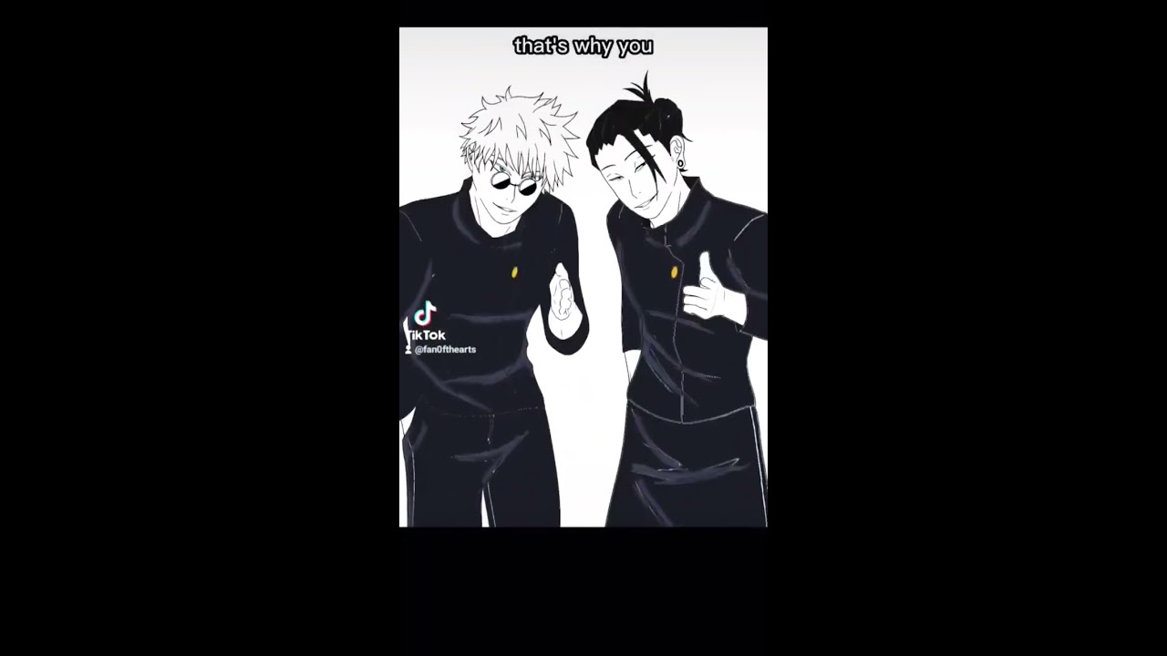 These Two Definitely Make TikToks Together Jujutsukaisen Jjk Gojosatoru Geto Anime Animation