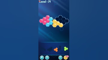 BLOCK! Hexa Puzzle! Rookie Level 71 (Rotate) - Lösung Solution Walkthrough