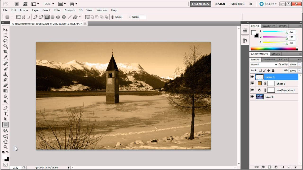 How to Create a Photoshop Sepia Effect Action