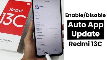 Stop Auto Update Apps In Redmi 13C | Turn Off Auto Update Apps