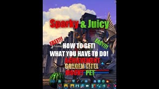TERA PS4 2018 HOW TO GET SPARKY AND JUCY! Easy and Fast!