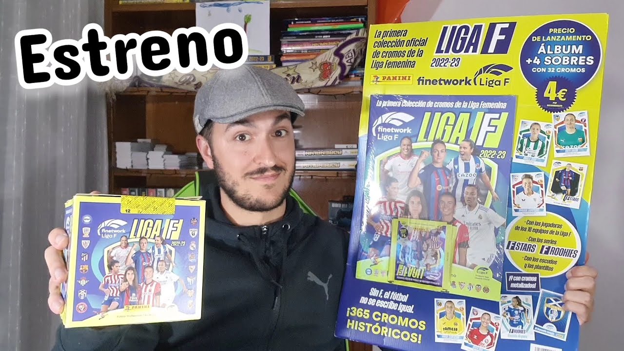 Cromos Liga F 2022-23: starter pack álbum + 50 sobres - Cromo World