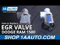 How to Replace EGR Valve 2004-08 Dodge Ram 1500 V8 5-7L