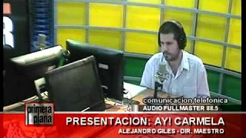 10/05/2013 PRESENTAN AY CARMELA - GILES -