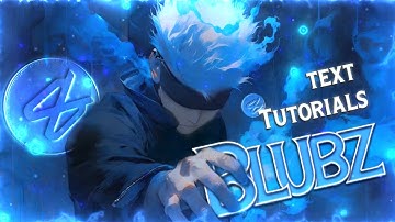 Blubz Text Tutorial on Capcut for AMV Edits