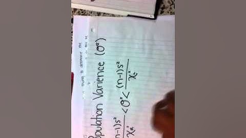 6.4 confidence intervals for variance and standard deviatio