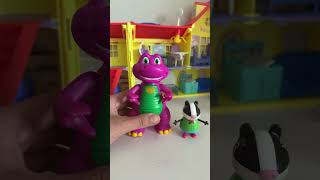 Peppa pig and barney #viralvideo #satisfyling #shortsviral