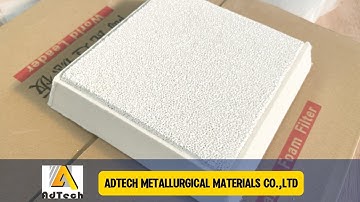 How to used alumina ceramic foam filter with filter box