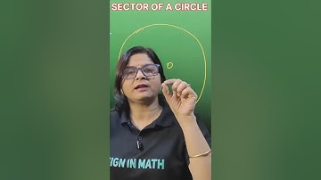 Sector of Circle Explained in 50 sec ⏱️ | Complete Circles Class 9–10 #shorts #mathematicclass10