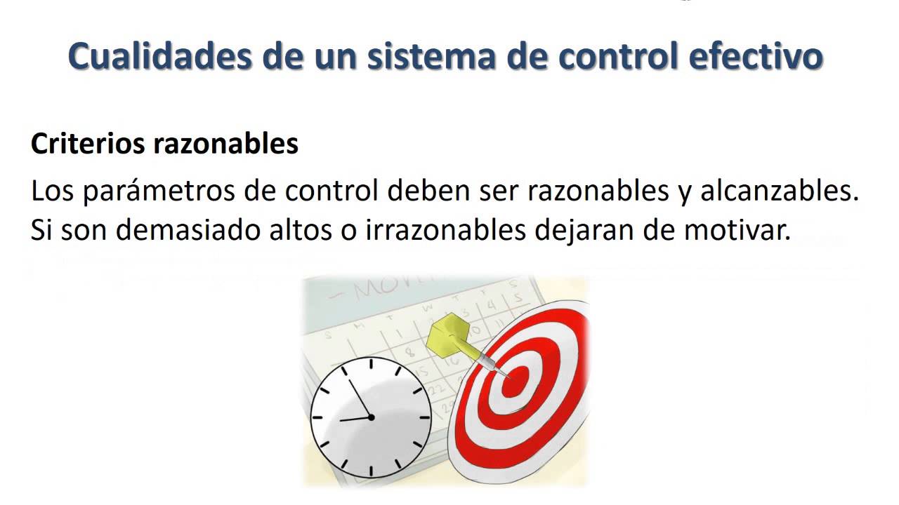 Cualidades de un sistema de control efectivo - YouTube