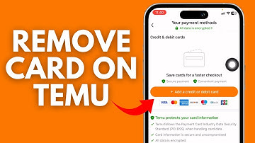 How To Remove Debit Or Credit Card On TEMU 2024 - Updated Method