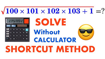 No Calculator Needed! Solve This Amazing Math Puzzle | Solve: √(100×101×102×103)+1| Number Theory