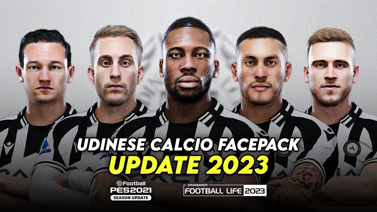 UDINESE CALCIO FACEPACK 2023 SIDER CPK SMOKE PATCH FOOTBALL LIFE