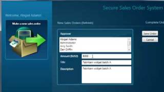 Secure Sales Order System for Microsoft Dynamics CRM screenshot 1
