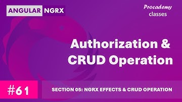 #61 Autorisatie toevoegen om CRUD-bewerkingen uit te voeren | Statusbeheer in Angular met NgRX