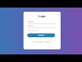 Simple Login Form Design using HTML &amp; CSS Only || No Javascript || #formdesign #html #css #coderlife
