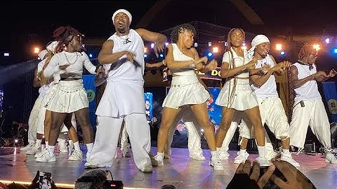 Dancegod Lloyd ,Allo Danny & Group Enegetic Performance At The Suhum Project 