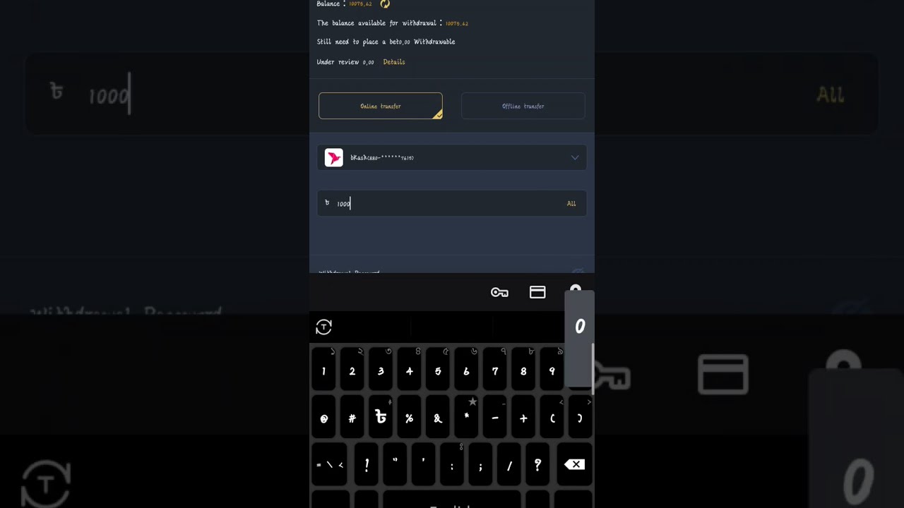 ok777 withdraw problem