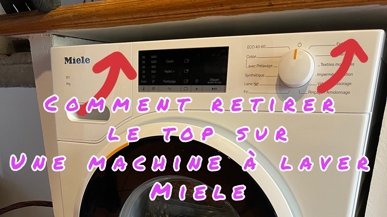 Comment retirer le top sur une machine à laver Miele YouTube — free download