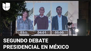 Los mejores momentos del segundo debate presidencial en México