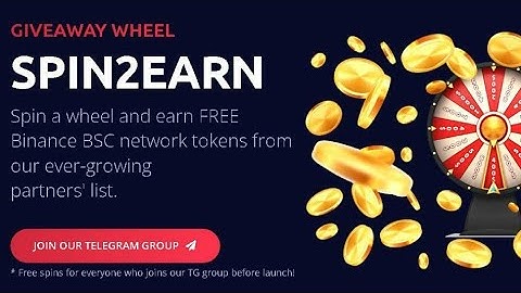 😍$30 GIVEAWAY!😍 All early comers will be gifted with 3 FREE spins during the Spin2Earn launch! The..