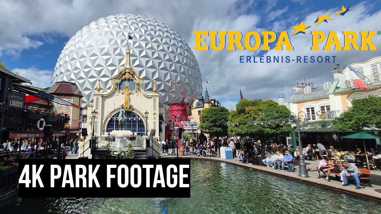 Europa Park┃Park Footage┃Non Copyright 4K 2025