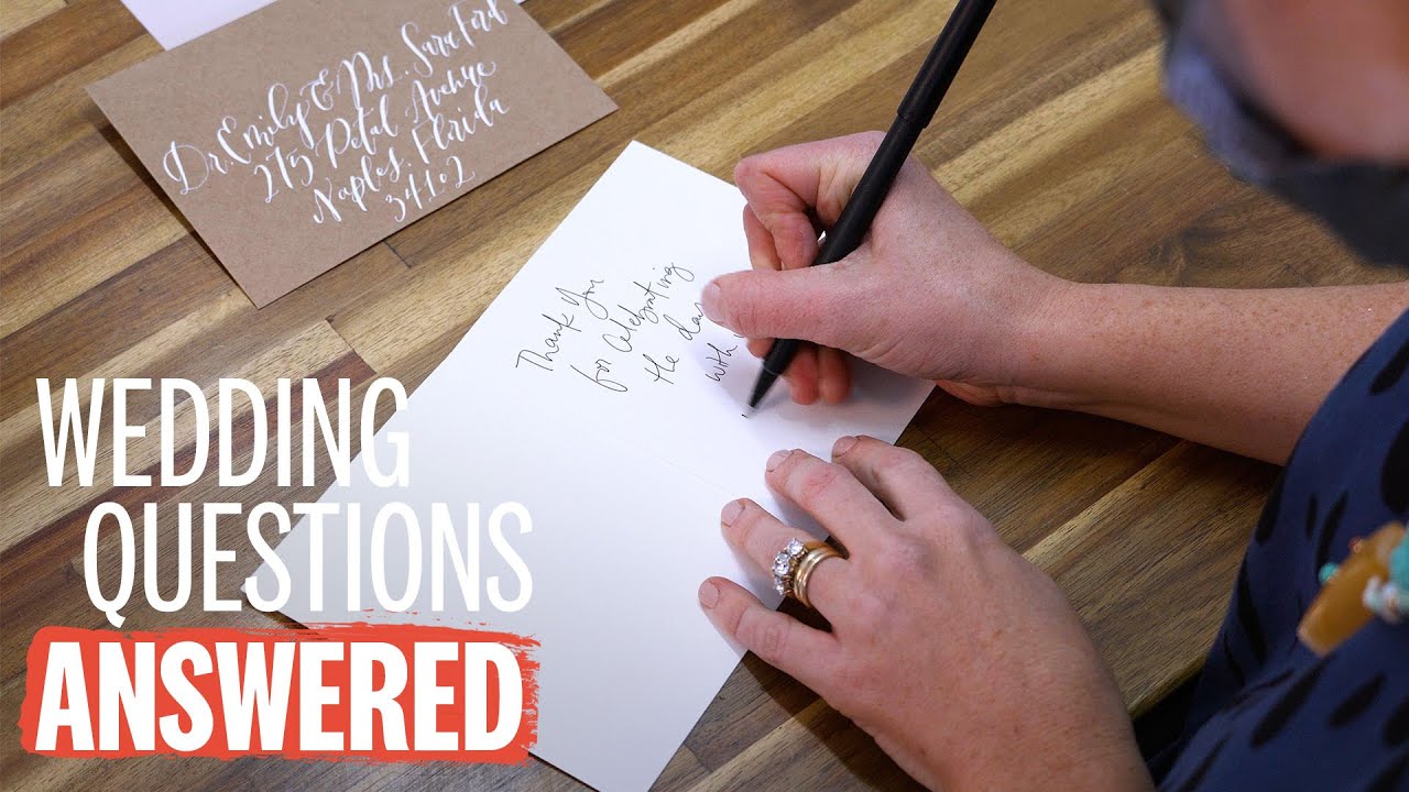 Советы по написанию лучших благодарственных писем на свадьбу | The Knot