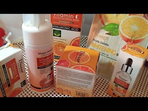 معجزة افضل مجموعة Disaar لفيتامين C لمعالجة الكلف وبقع البنية وجميع مشاكل البشرة