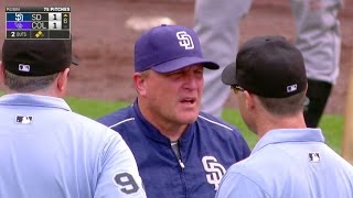 SD@COL: Murphy gets tossed after balk call reversed
