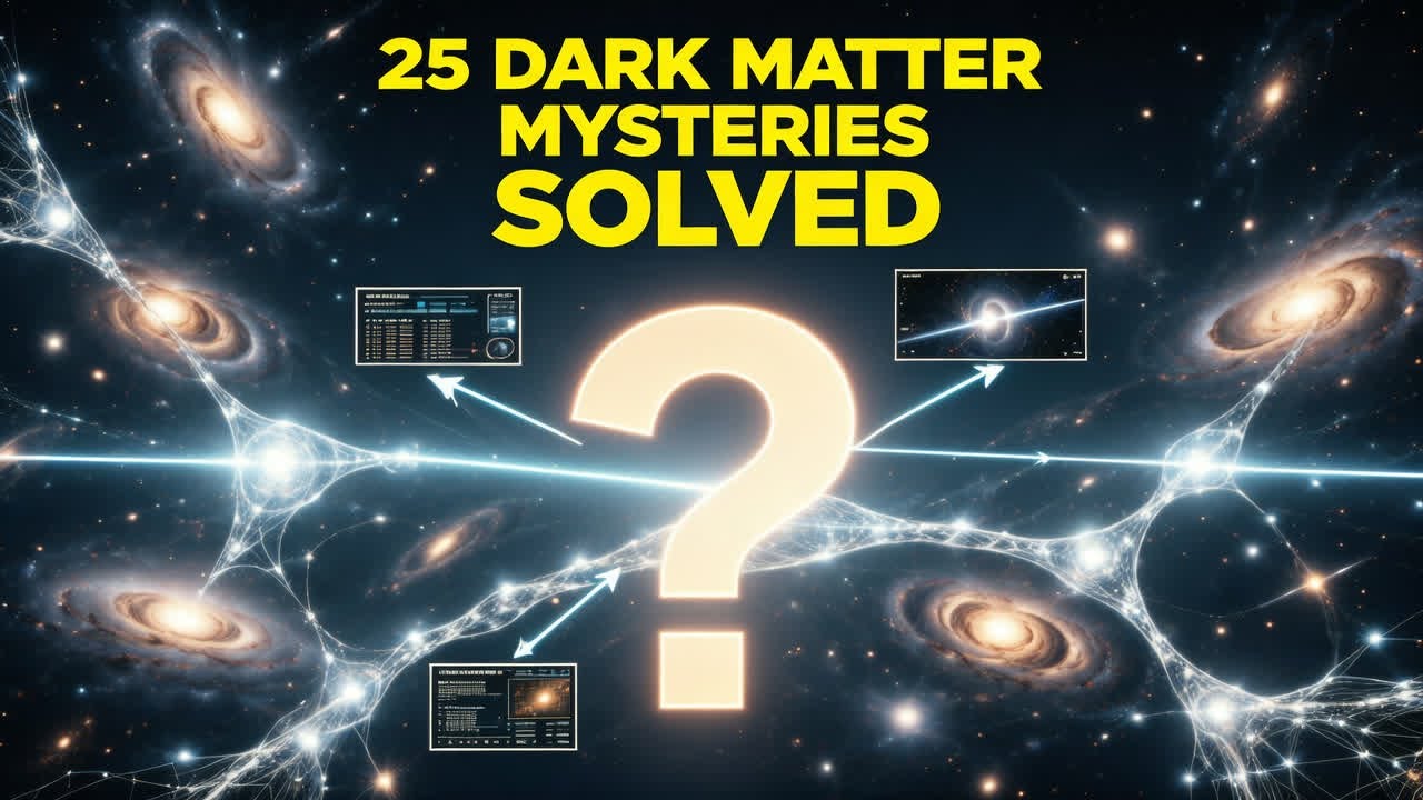 Unveiling The Cosmic Dark Matter Web 25 Deep Space Mysteries Explained