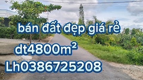 MS2025🌾 bán đất huyện gò Công Tây tỉnh tiền Giang dt4800m² chỉ có1tỷ 350 triệu/#0386725208#