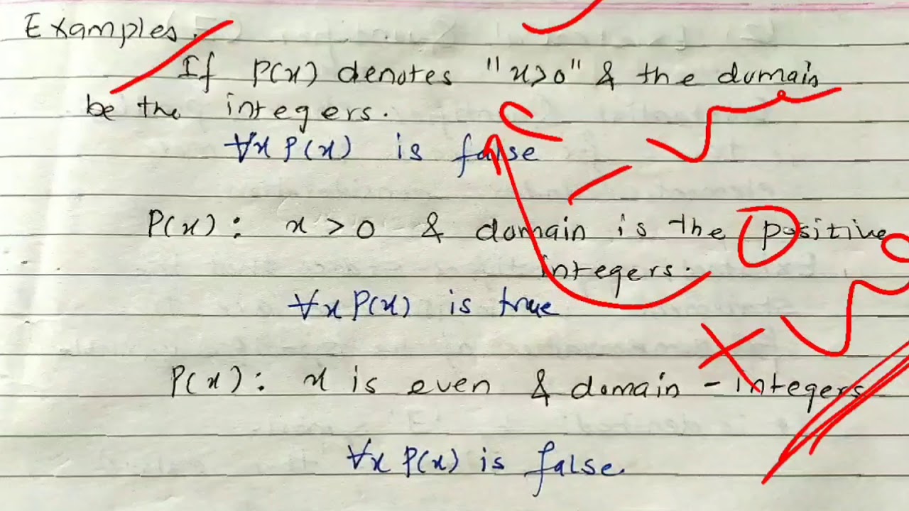 Quantifiers - lecture 59/ discrete mathematics - YouTube
