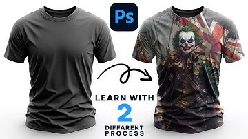 Easily Create Realistic Black T-Shirt Mockups in Photoshop | Photoshop Mockup Tutorial