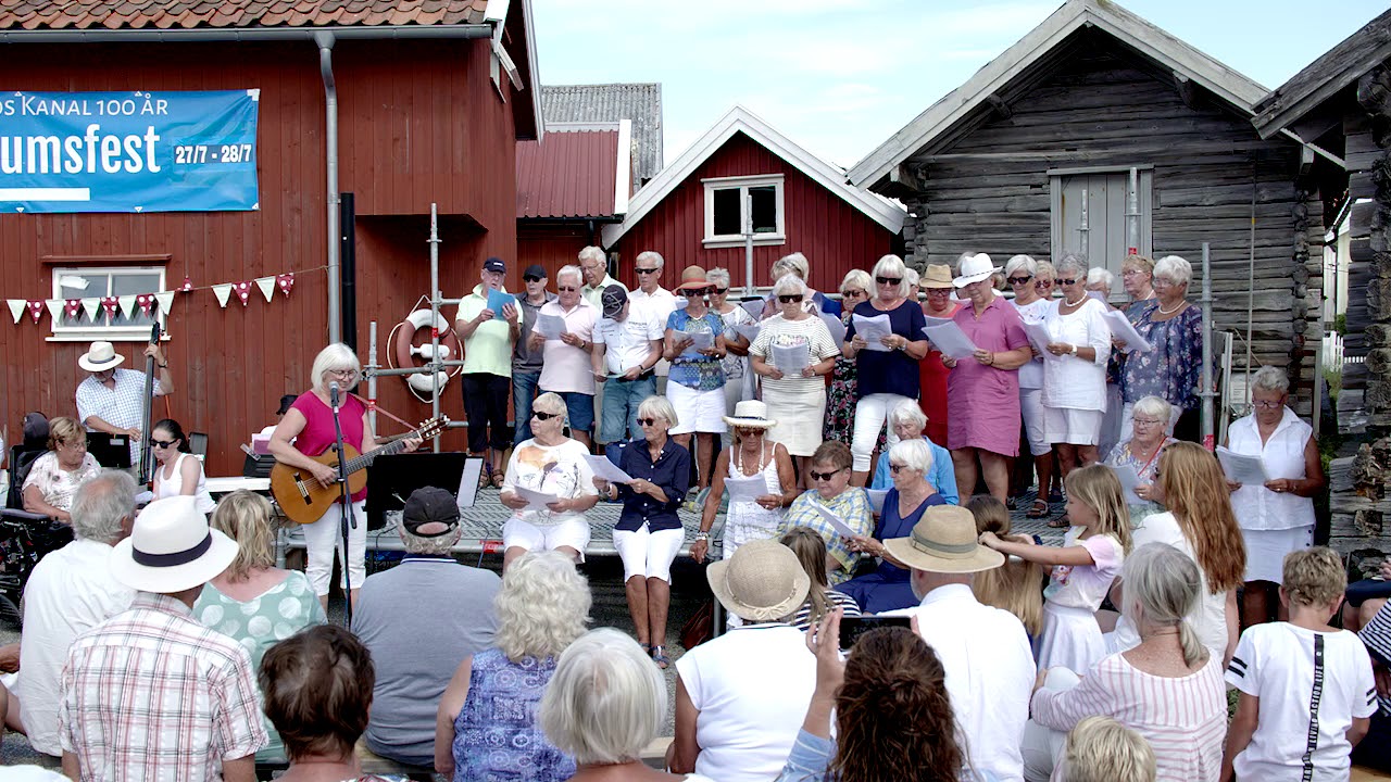 Kanalfesten Grundsund 2018: Grundsunds  kanal av Ulf Dageby framförs av Gladkören